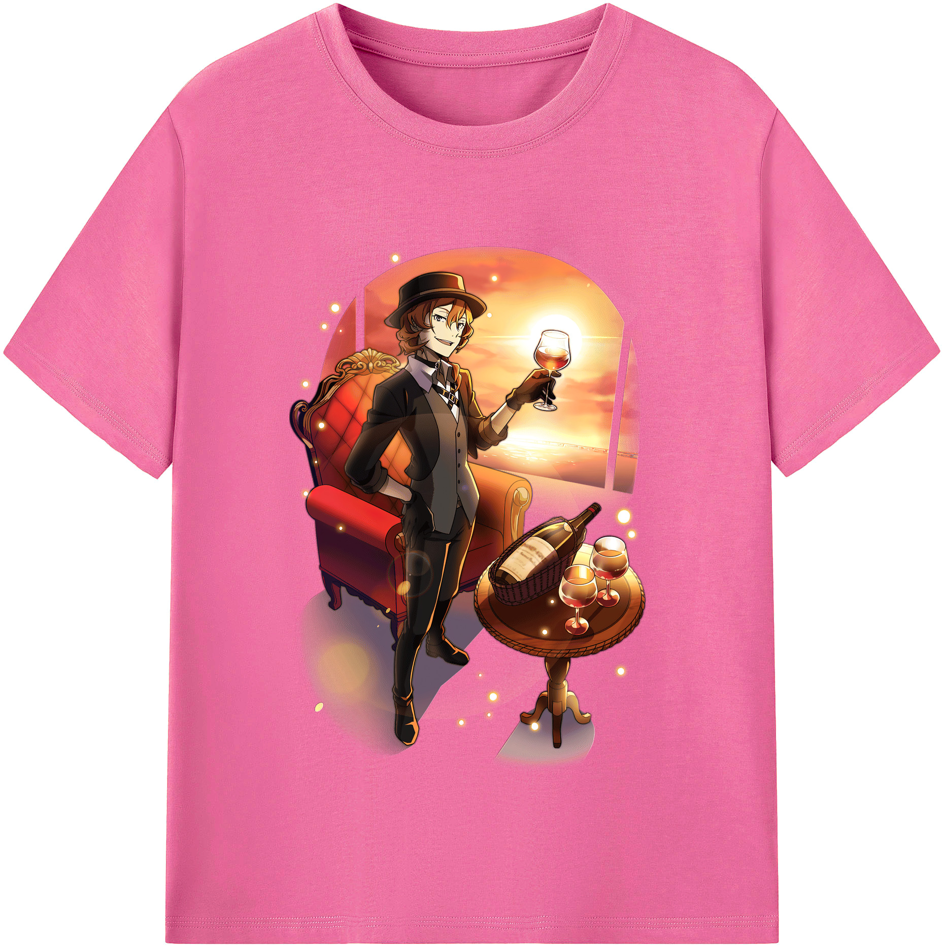 （画像用） 文豪ストレイドッグス Bungo Stray Dogs レディースカジュアルプリントTシャツ（綿100％）